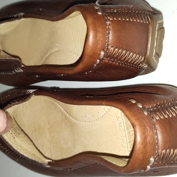 Frye Men's Lewis Leather Venetians brown loafer size 8 - Picture 10 of 12